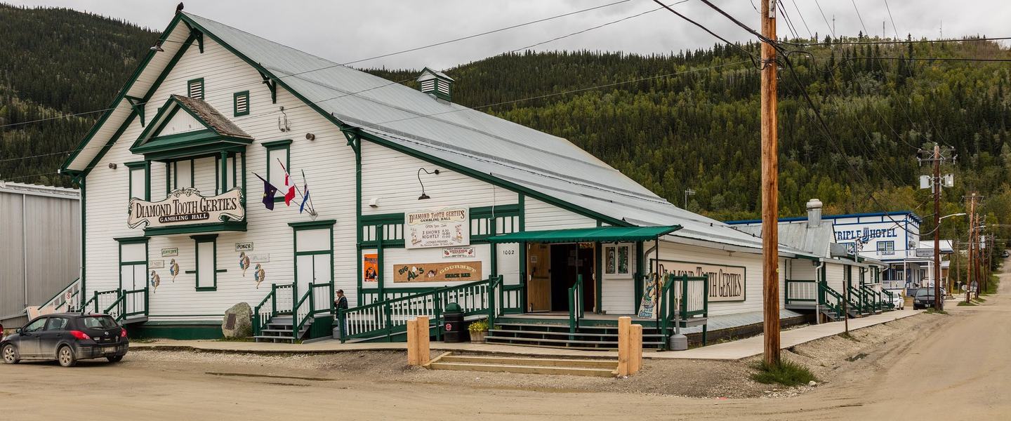 Diamond Tooth Gerties Gambling Hall, Canada's oldest licensed casino